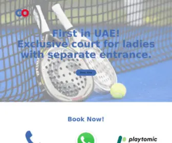 Gopadeluae.com(Go Padel) Screenshot