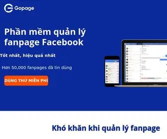 Gopage.me(Công Cụ quản lý bán hàng đa kênh) Screenshot