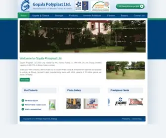 Gopalapolyplast.com(Ahmedabad, Gujarat, India) Screenshot