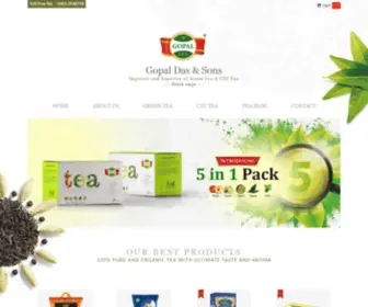 Gopaltea.co.in(Gopal Tea) Screenshot