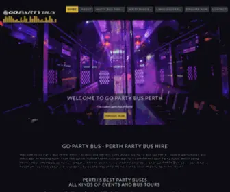 Gopartybus.com.au(Go Party Bus Hire Perth) Screenshot