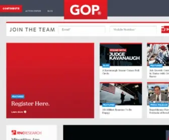 Gop.com(The GOP) Screenshot