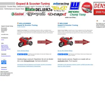 Goped-Scooter-Tuning.de(GoPed & Scooter Tuning) Screenshot
