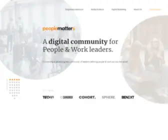 Gopeoplematters.com(People Matters Corporate Website) Screenshot