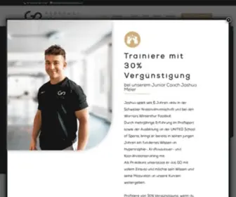 Gopersonaltraining.ch(Ihr Personal Training in Zürich) Screenshot