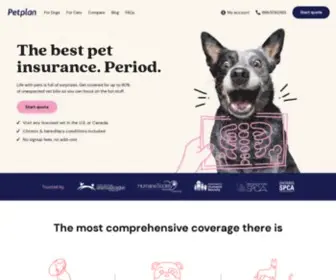 Gopetplan.com(Petplan Pet Insurance) Screenshot