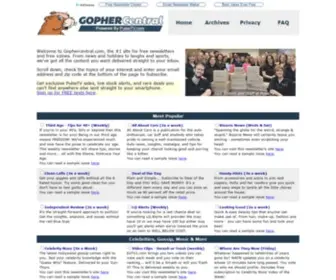 Gophercentral.com(Free newsletters email) Screenshot