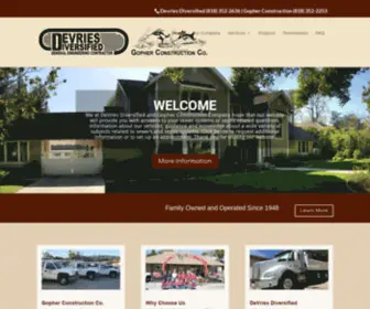 Gopherco.com(Gopher Construction Company) Screenshot