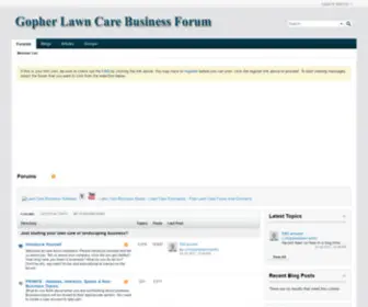 Gopherforum.com(GopherHaul Landscaping & Lawn Care Business Marketing Forum) Screenshot