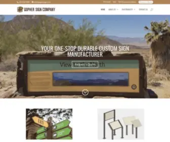 Gophersign.com(Gopher Sign) Screenshot
