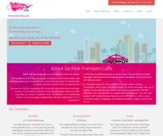 Gopinkcabs.com(GoPink Cabs) Screenshot