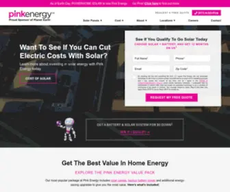 Gopink.com(Solar Energy Company) Screenshot