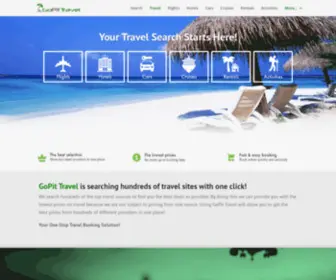 Gopittravel.com(GoPit Travel Search) Screenshot