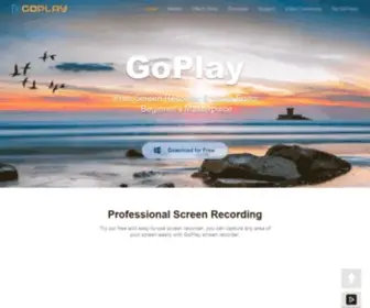 Goplayeditor.com(Free Screen Recorder & Video Editor Software) Screenshot