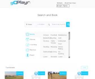 Goplayr.com(Goplayr) Screenshot
