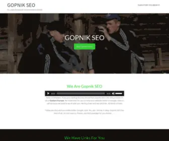 Gopnikseo.com(Gopnik SEO) Screenshot