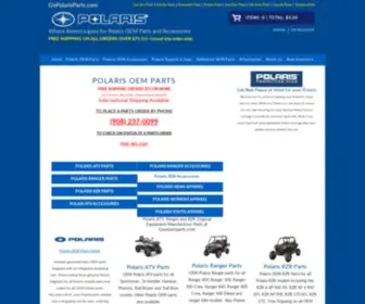 Gopolarisparts.com(Polaris Parts OEM Free Shipping ATV) Screenshot