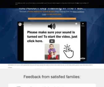 Gopottytraining.com(The definite step) Screenshot