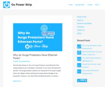 Gopowerstrip.com(Go Power Strip) Screenshot