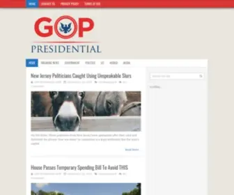 Goppresidential.com(GOP Presidential) Screenshot