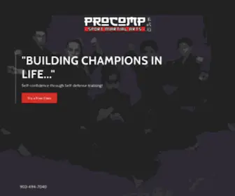 Goprocomp.com(ProComp Sport Martial Arts) Screenshot