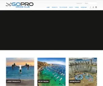 Goprodroneclub.com(GoPro Drone Club) Screenshot