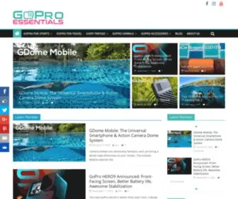 Goproessentials.com(GoPro accessories reviewed) Screenshot