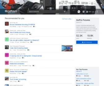 Goproforums.com(GoPro Forum) Screenshot