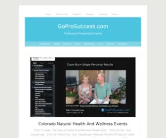Goprosuccess.com(Direct To Consumer Online Presentations) Screenshot