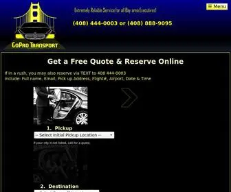 Goprotransport.com(Get a Free Quote Online & Book Your Limo) Screenshot