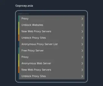 Goproxy.asia(Muryo-otoku-jyoho) Screenshot