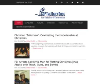 Gopthedailydose.com(Current Conservative News Blog) Screenshot