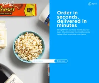 Gopuff.com(Alcohol, Food, Drinks & More Delivered in 30 Min or Less, Open until 2am) Screenshot