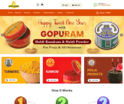 Gopuramproducts.com(Gopuramproducts) Screenshot