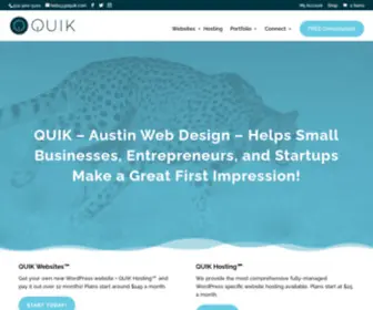 Goquik.com(Austin Web Design) Screenshot