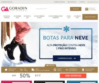 Goradin.com.br(Diversos Modelos de Botas Sob Medida) Screenshot