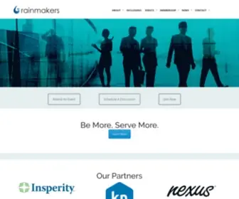 Gorainmakers.com(Rainmakers Indianapolis) Screenshot