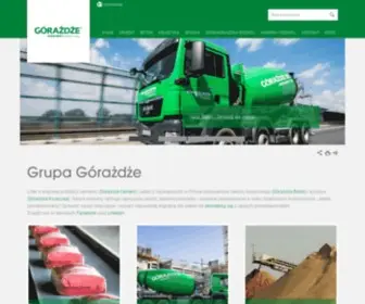 Gorazdze.pl(Lider w krajowej produkcji cementu (górażdże cement)) Screenshot
