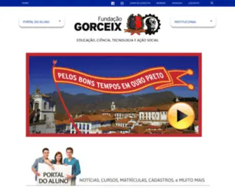 Gorceixonline.com.br(Fundação Gorceix) Screenshot