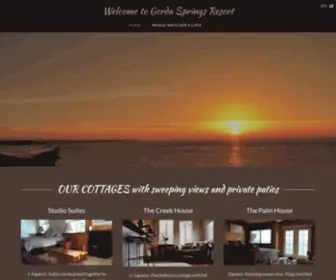 Gordaspringsresort.com(Gorda Springs Resort) Screenshot