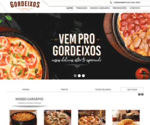 Gordeixos.com.br(Gordeixos Parmegianas) Screenshot