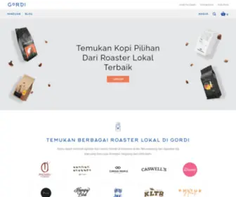 Gordi.id(Temukan Kopi Dari Roaster Terbaik Indonesia) Screenshot
