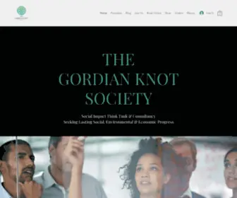 Gordianknotsociety.com(Gordian Knot Society) Screenshot