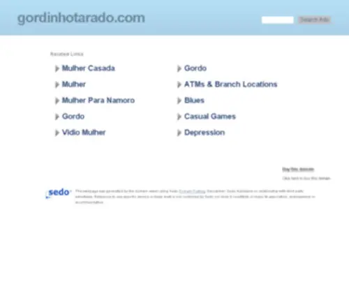 Gordinhotarado.com(Gordinho Tarado) Screenshot