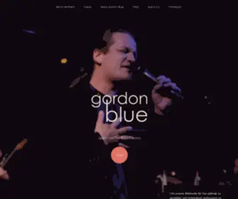 Gordon-Blue.com(Gordon Blue's album 'The Hippie Standards') Screenshot