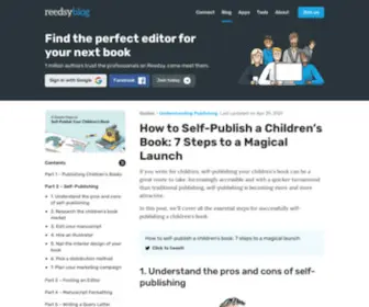 Gordon-Reece.com(Publishing Guides by Reedsy) Screenshot