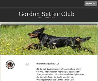 Gordon-Setter.de(Gordon Setter) Screenshot