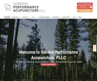 Gordonacu.com(Gordon Performance Acupuncture PLLC) Screenshot