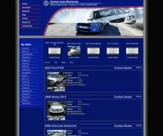 Gordonautowholesale.com(Gordon Auto Wholesale) Screenshot