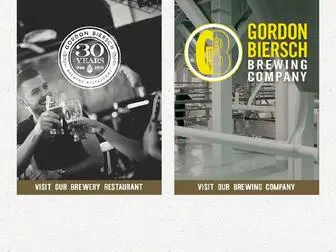 Gordonbiersch.com(Visit One of Our Brewery Restaurants) Screenshot